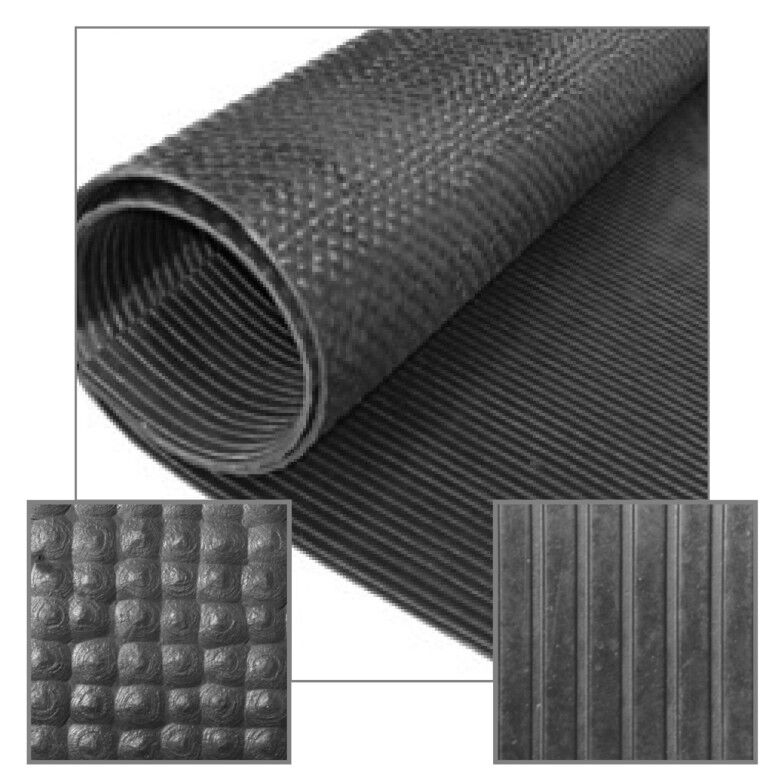 Little Giant Pre-Cut Rubber Utility Mat, 48-In X 96-In