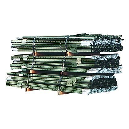 Hutchison Inc. Green with White Top T-Post, 5-Ft