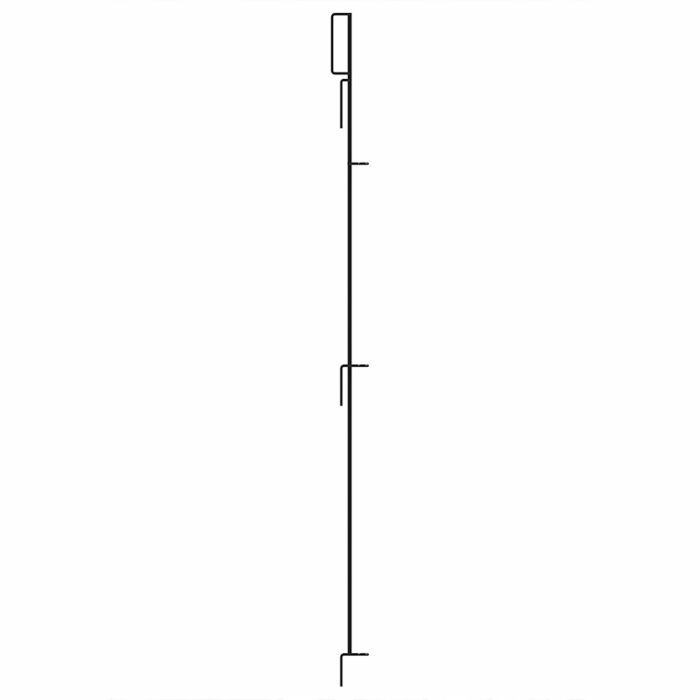 Origin Point Multi-Purpose Fence Latch -Black, 44 In.