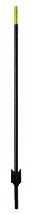 Nucor 1.33# Studded T-Post With Lime Green Tip - 8 ft