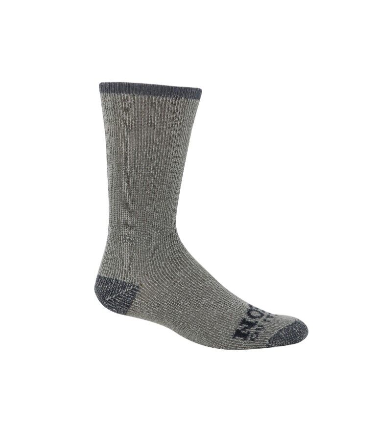 Noble Outfitters Men's Wool Blend Crew Sock, 3-Pk