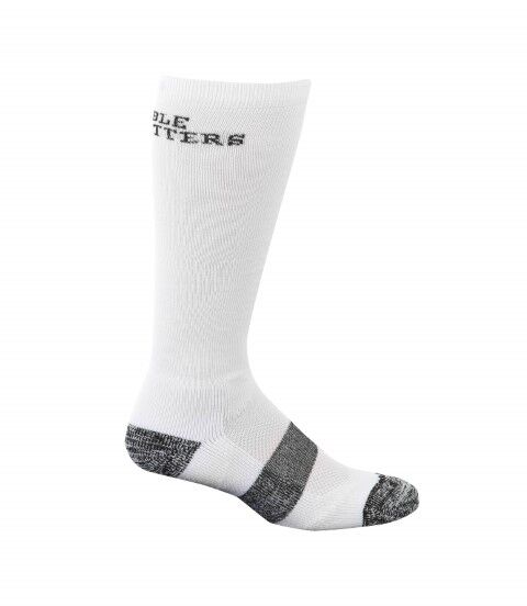 Noble Outfitters Men's The Best Dang Boot Sock Over The Calf 2-Pk in White
