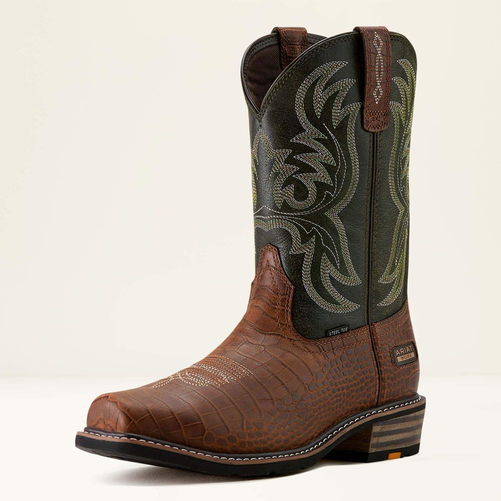 Ariat Men's Ironside Square Toe Steel Toe Work Boot