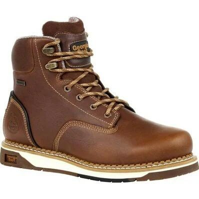 Georgia Men's AMP LT Wedge Steel Toe Waterproof Work Boot