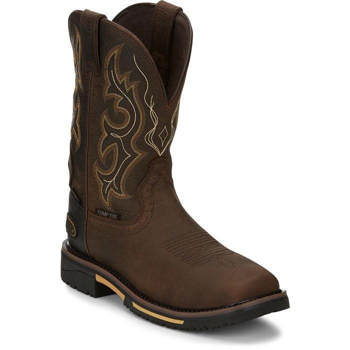 Justin Men's Joist 11-In Waterproof Composite Toe Boot
