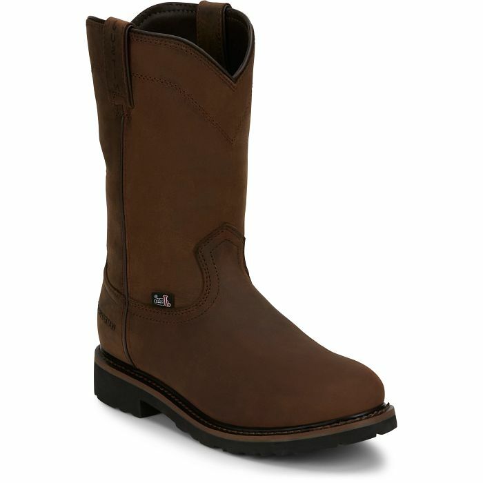 Justin Men's Drywall 10-In Waterproof Western Boot
