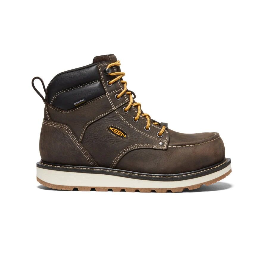 Keen Men's Cincinnati 6-In Waterproof Carbon Fiber Toe Boot