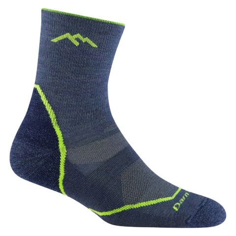 Darn Tough Kids' Light Hiker Micro Crew Lightweight Hiking Sock in Denim