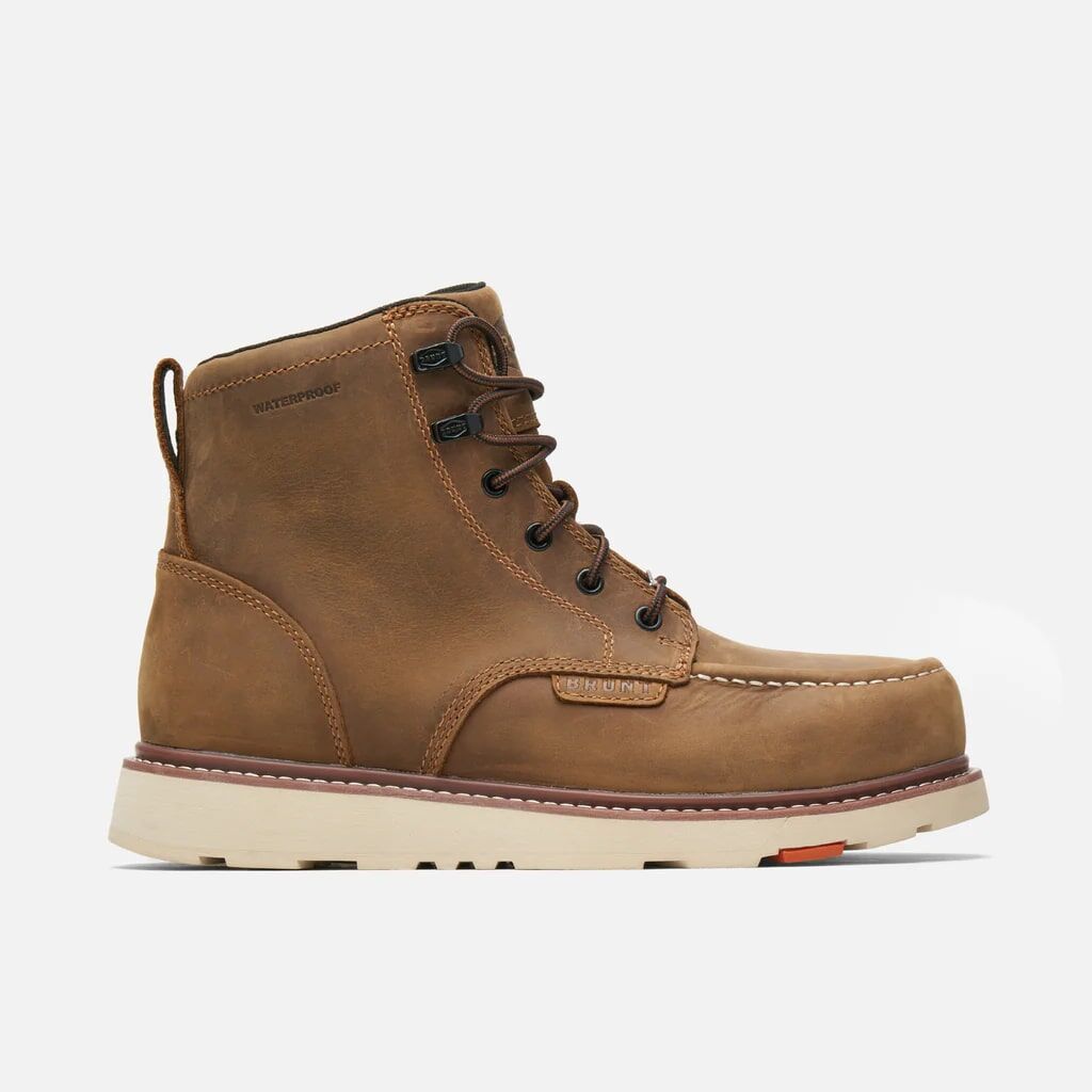 BRUNT Men's The Marin 6-In Moc Toe Soft Toe Boot