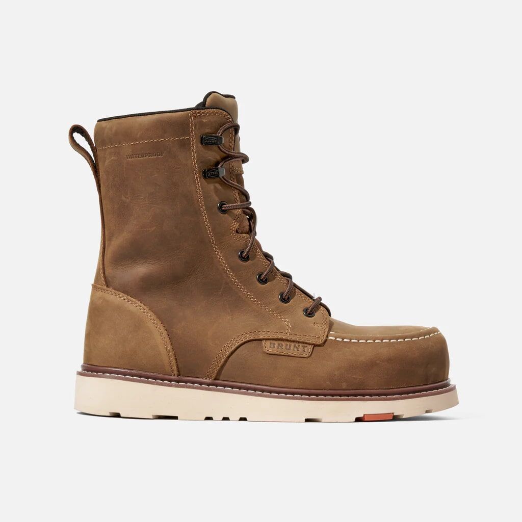 BRUNT Men's The Marin 8-In Waterproof Soft Toe Boot