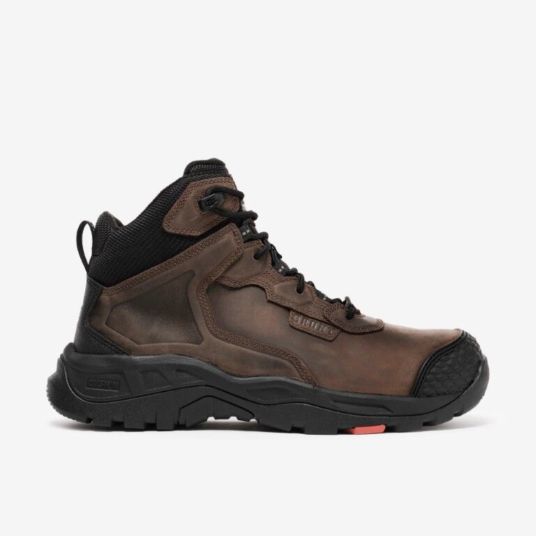 BRUNT Men's The Hawthorne BRUNT TOE 6-In Waterproof Soft Toe  Work Boot