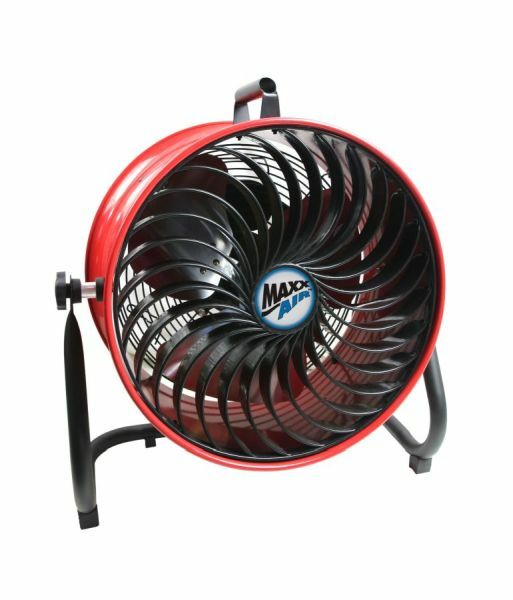 MaxxAir High Velocity Turbo Fan - 16 In, Red