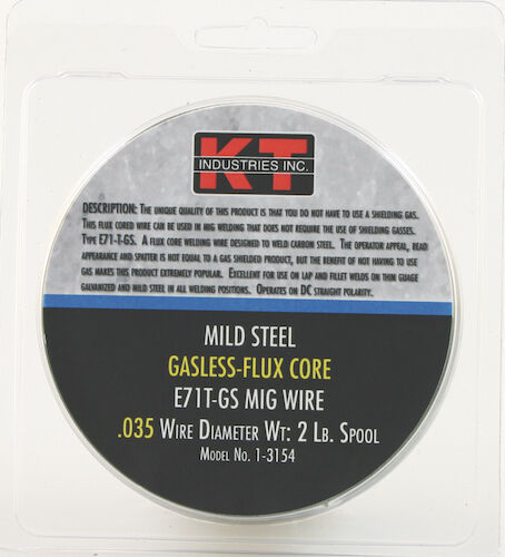 KT Industries Flux Core Mig Wire .035 2 lb