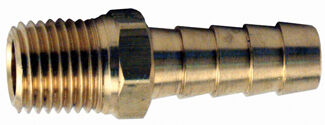 KT Industries Hose End 1/4 in Male Npt X 3/8 in Barb