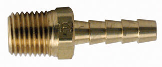 KT Industries Hose End 1/4 in Male Npt X 1/4 in Barb