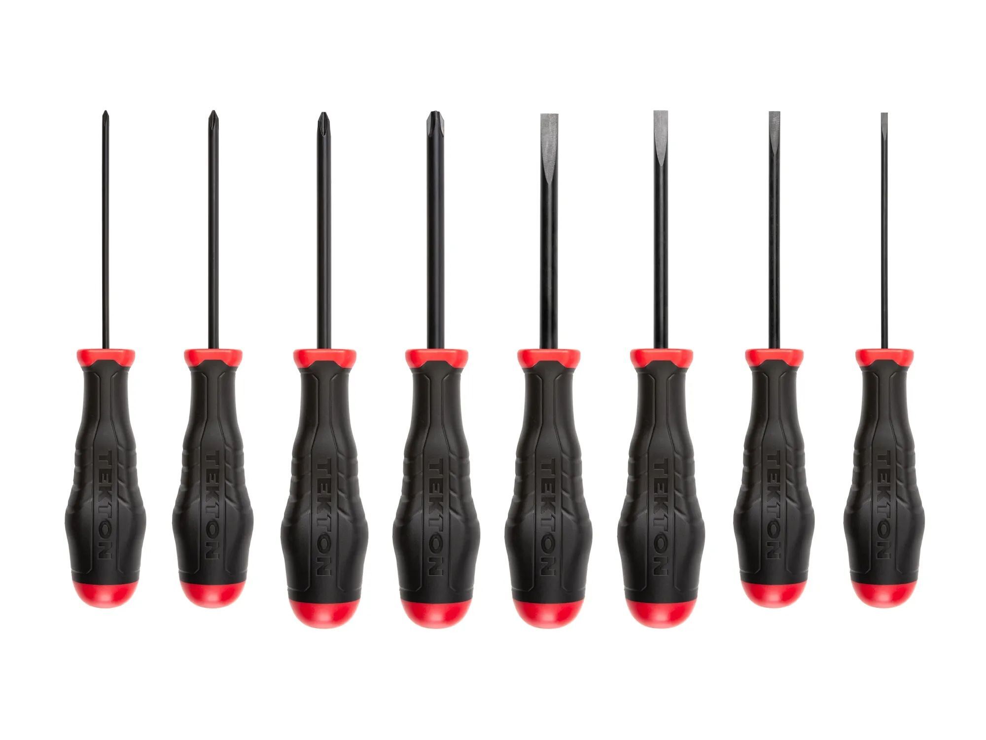 High-Torque Black Oxide Blade Screwdriver Set, 8-Pc