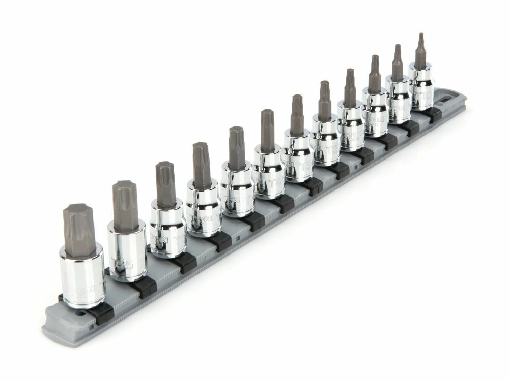 Tekton 3/8 Inch Torx Bit Socket Set, 12 Piece