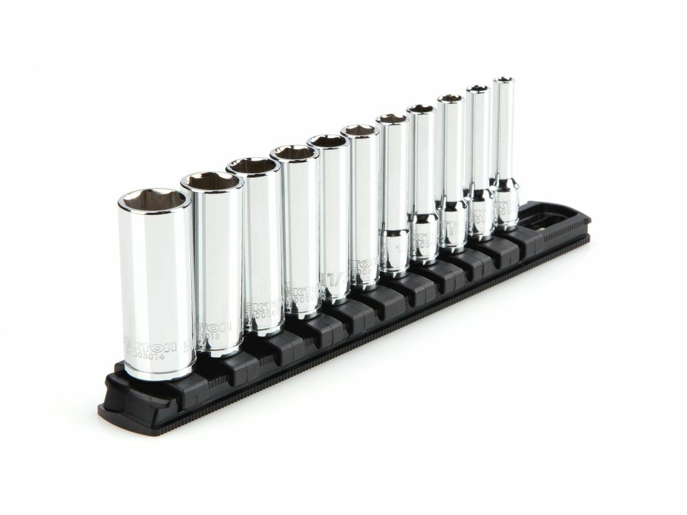 Tekton 1/4 in Deep 6-Point Socket Set, 11 Piece