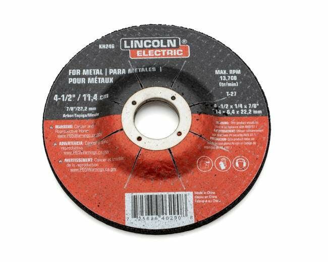 Lincoln Electric Grinding Wheel 4 1/2"- Type 27