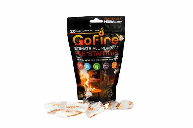 GoFire Ultimate All Purpose Indoor/Outdoor Fire Starter - Black