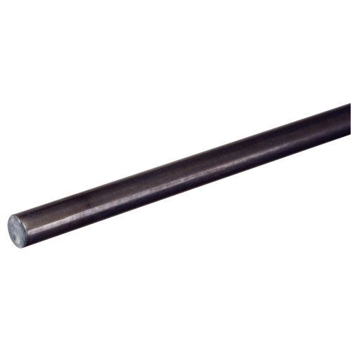 Hillman SteelWorks Weldable Solid Cold-Rolled Steel Rod, 1/2-In x 3-Ft