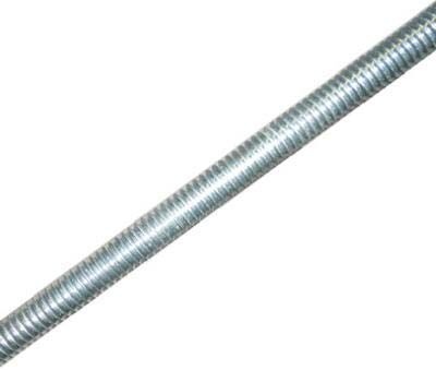 Hillman Threaded Rod Zinc-Plated Steel 1/4-In