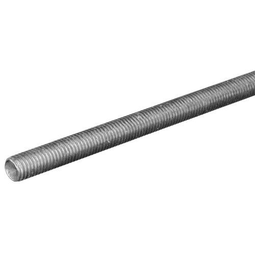 Hillman SteelWorks Coarse Threaded Rod Zinc-Plated, 1/2-13-In x 3-Ft