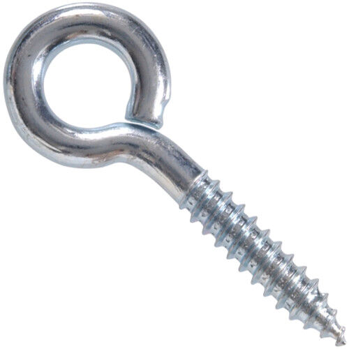 Hillman Hardware Essentials Lag Thread 5/16-In X 3 1/4-In Screw Eye, 25-Pk