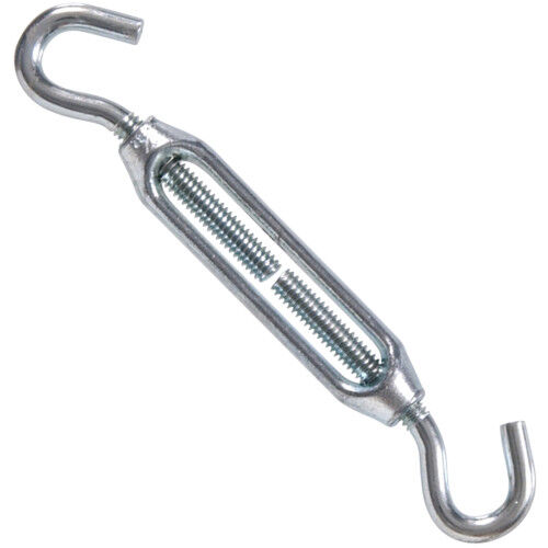 Hillman Hardware Essentials Hook And Hook Turnbuckle Zinc, #12-24 x 6 3/8-In