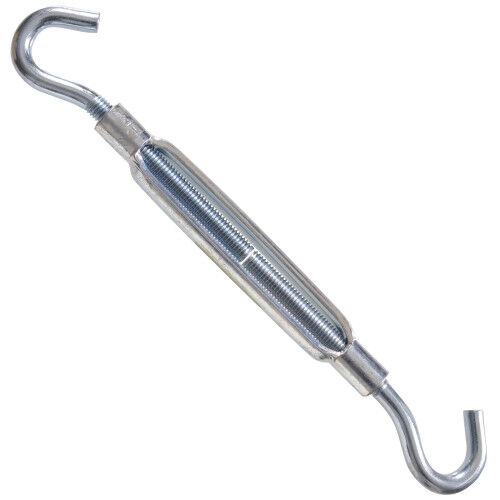 Hillman Hardware Essentials Hook and Hook Turnbuckle Zinc, 1/2-In-13 x 19-1/2-In