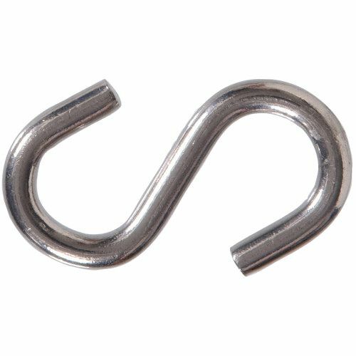 Hillman Stainless Steel S-Hooks - 0.177 in X 1-1/2 in