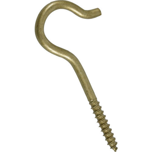 Hillman Gold Durasteel Ceiling Hook, #6 x 3 3/8-In