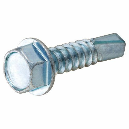 Hillman Zinc Hex Washer Head Screws - #12 X 3/4 in