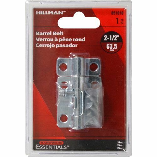 Hillman Essentials Barrel Bolts - 2 1/2 in