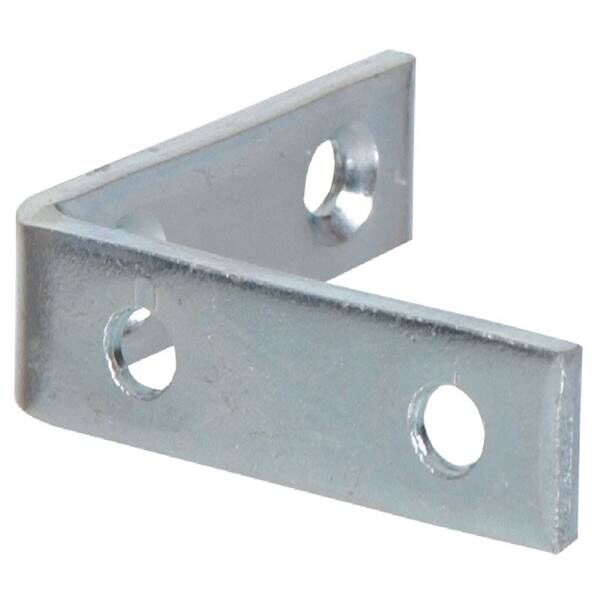 Hillman Hardware Essentials Zinc Corner Brace,1-1/2  In X 1/2-In
