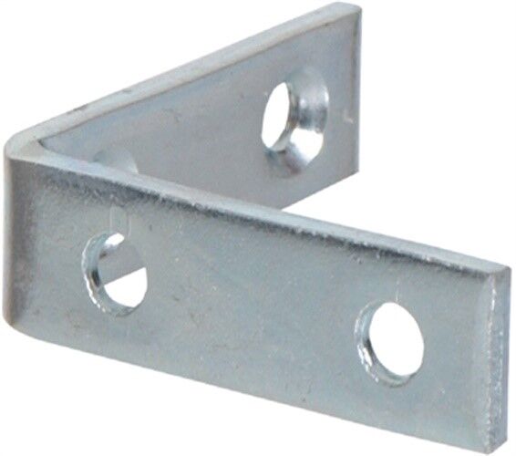 Hillman Hardware Essentials Zinc Corner Brace, 2 1/2 X 5/8-In