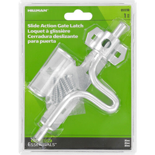 Hillman Hardware Essentials Slide Gate Latch Zinc