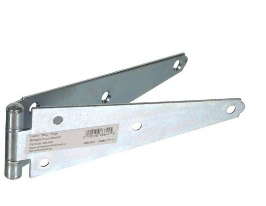 Hillman Zinc Heavy Duty Strap-Hinges - 8 In, Zinc