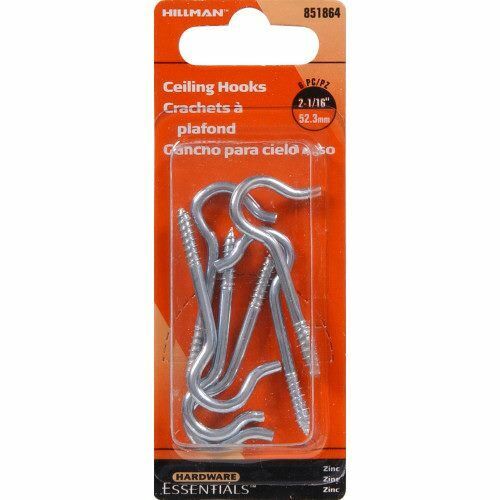 Hillman Zinc Ceiling Hook #10