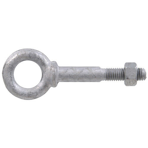 Hillman Eye Bolts With Hex Nut Galvanized Shoulder - 1/2 in X 3-1/4 in