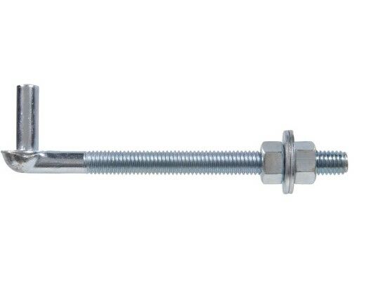 Hillman Gate Bolt Hook - 1/2 in X 6 in, Zinc
