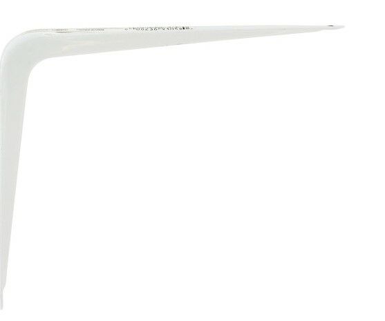 Hillman Shelf Brackets - 6 in X 8 in, White