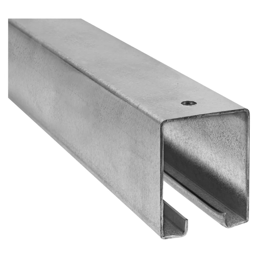 National Hardware Galvanized Plain Box Rail, 8-Ft