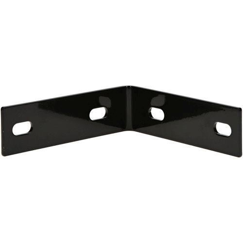 Hillman Hardware Essentials Heavy Duty Corner Brace Black, 5.1-In x 1.5-In x 1/8-In