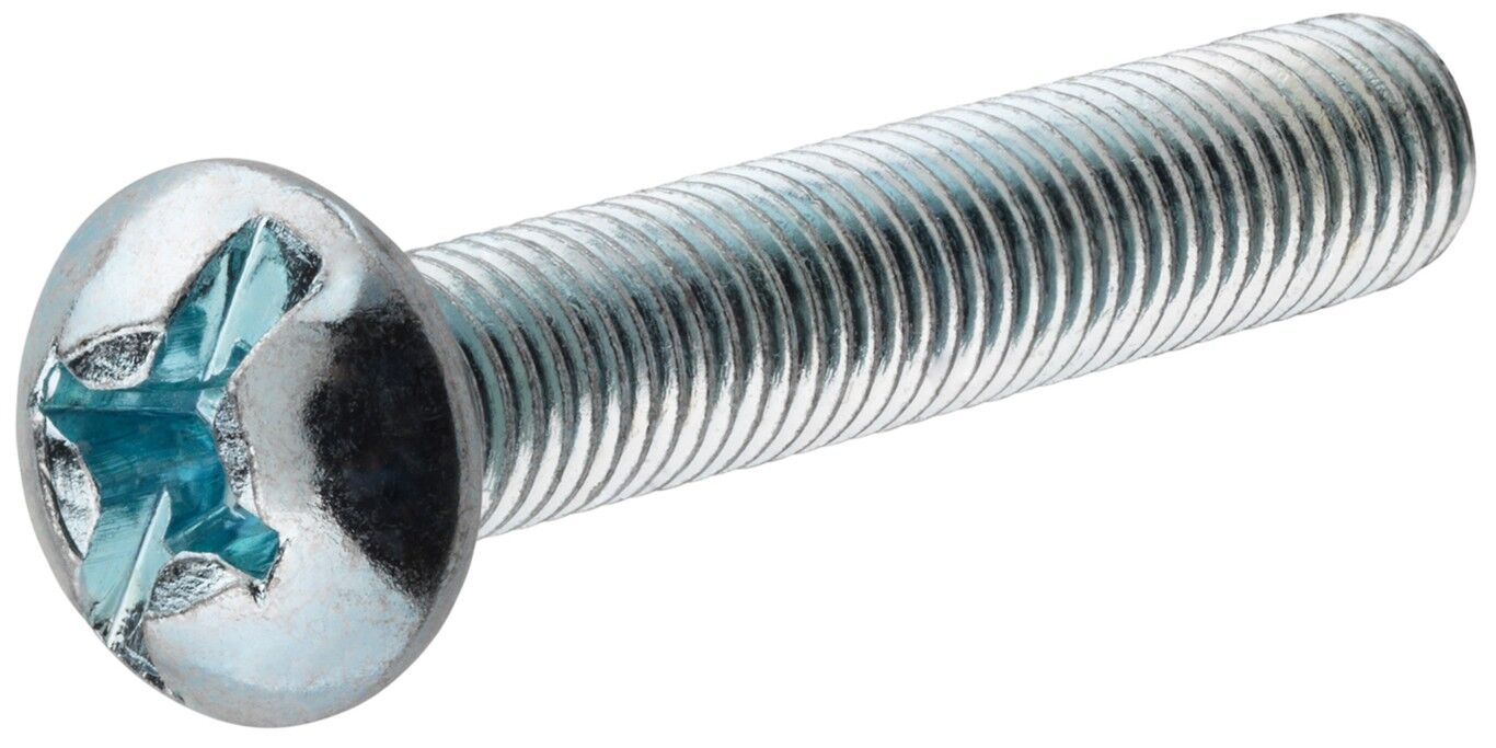 Hillman Stove Bolt Round Head Combination Drive With Nut, #10 - 32 x 1-In, 8-Pc