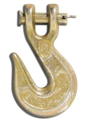 Koch Industries  Yellow Chromate Finish G70 Clevis Hook, 3/8-In
