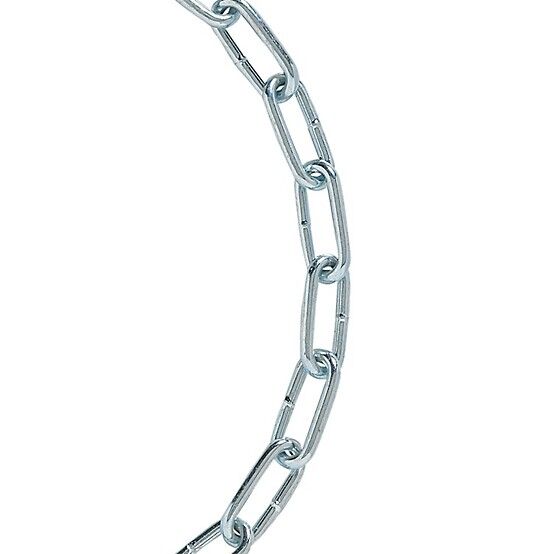 Koch Industries Zinc Plated Straight Link Coil Chain, Size 4/0 (Sold By The Foot)