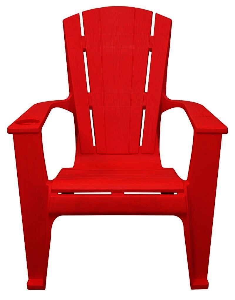 Leigh Country Resin Adirondack, Red