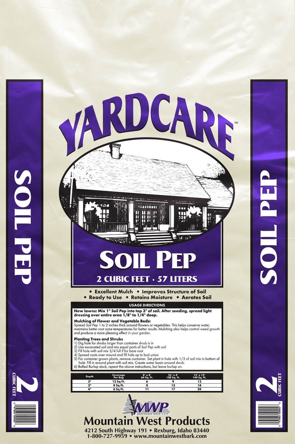 Mountain West Bark Products 3/8 Minus Composted Soil Pep - 57 L