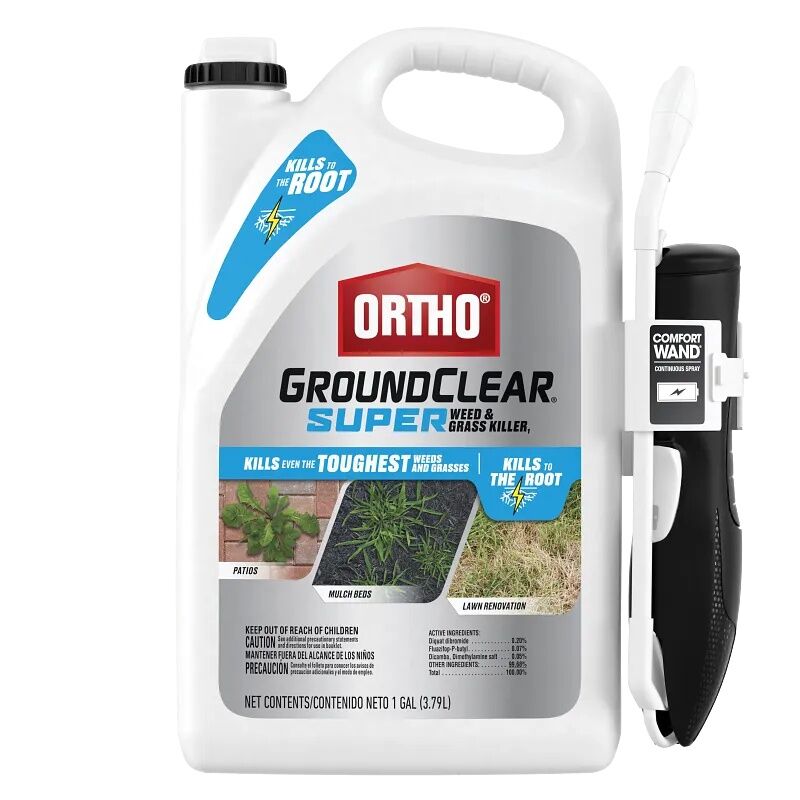 Ortho GroundClear Weed & Grass Killer With Comfort Wand, 1-Gal